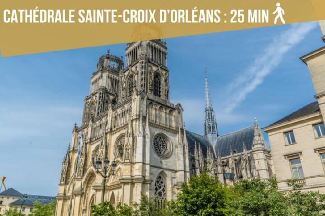 Le Duplex Ensoleille Du Parc * Parking * Balcon * Apartment Orleans Luaran gambar
